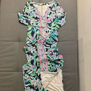 Lilly Pulitzer long sleeved maxi